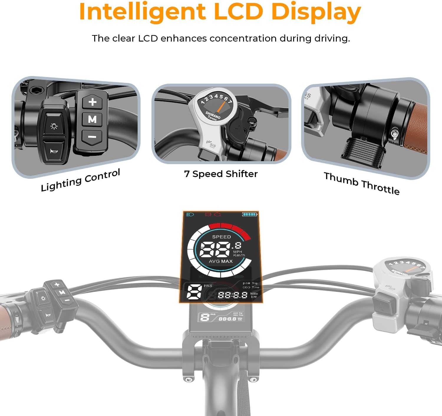 Heybike Cityscape 2.0 Electric Bike for Adults Commuter Bike with 7-Speed and Front Suspension.
