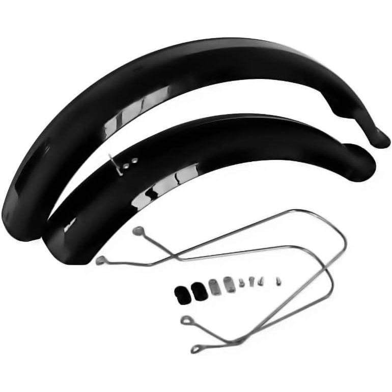 Heybike Bicycle Fender Set, Bike Front and Rear Fender Mudguard Set for Mars