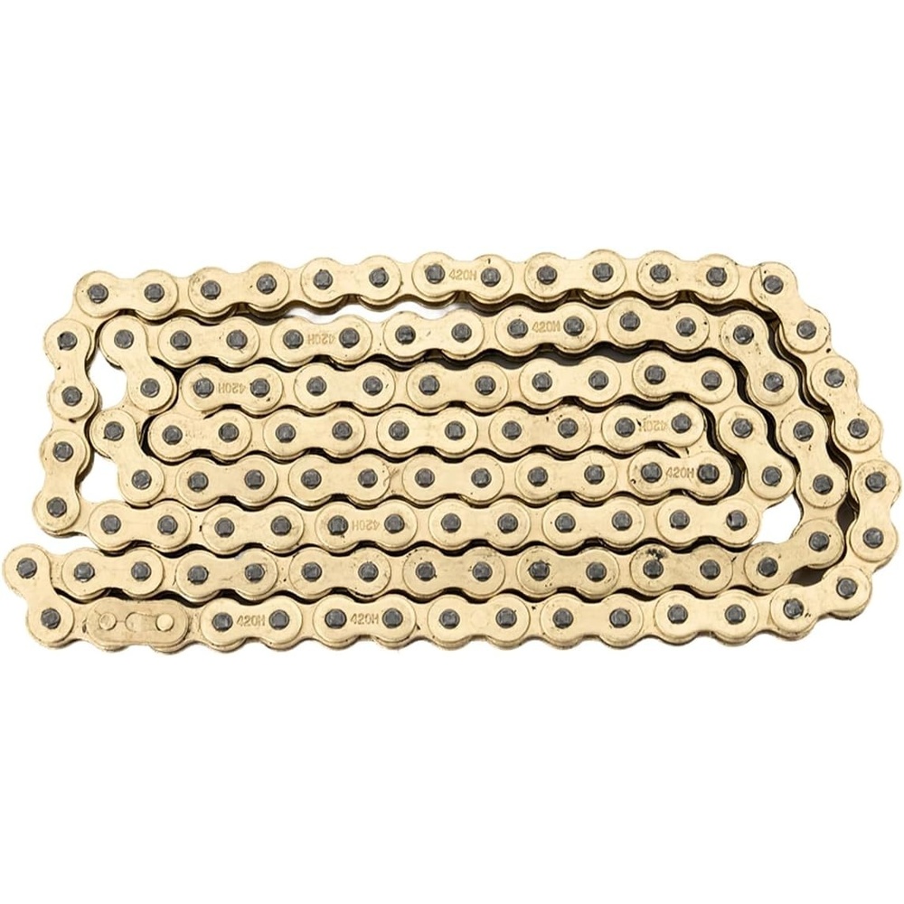 Heybike Gold Drive Chain for Electric Motorcycle, Replacement E-Moto Chain for Compatible Models, Durable Chain Drive Part for Repair, Maintenance and Custom Upgrade